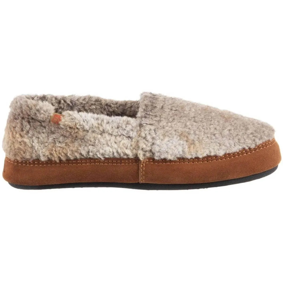 Acorn Women's Moc Slipperss - Memory Foam, Brown Berber, Large | A10080BOBWL