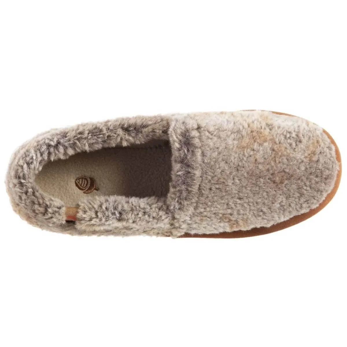 Acorn Women's Moc Slipperss - Memory Foam, Brown Berber, Large | A10080BOBWL