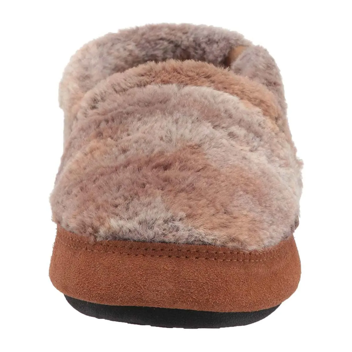 Acorn Women's Moc Slipperss - Memory Foam, Brown Berber, Large | A10080BOBWL