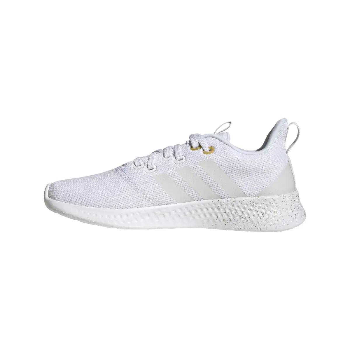 ADIDAS White/Yellow Puremotion Running Shoes