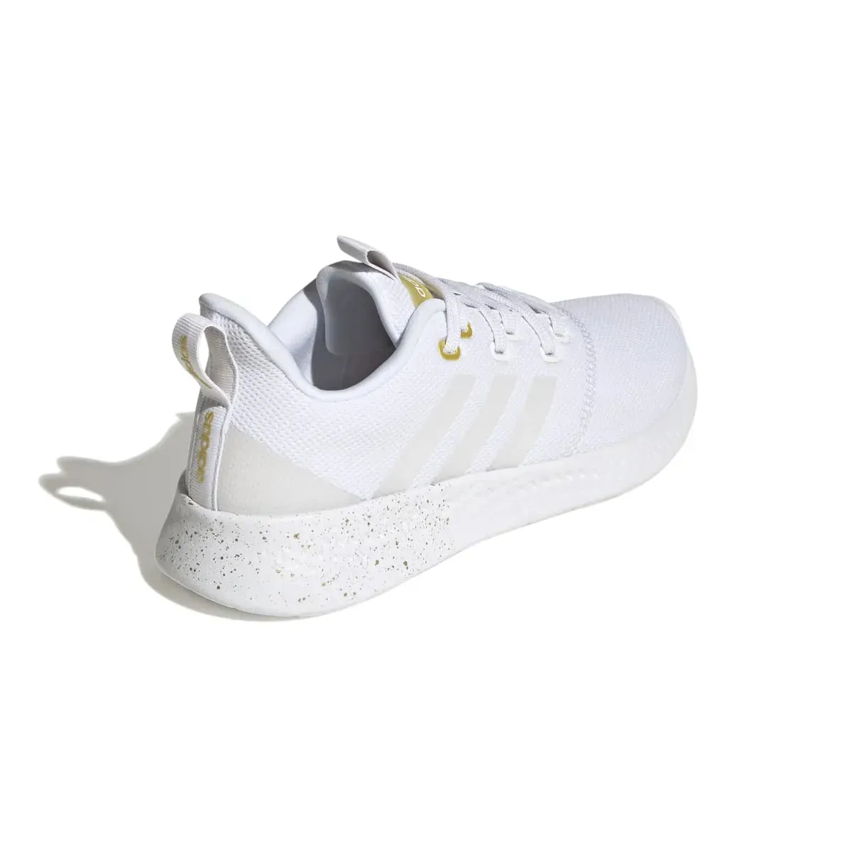 ADIDAS White/Yellow Puremotion Running Shoes