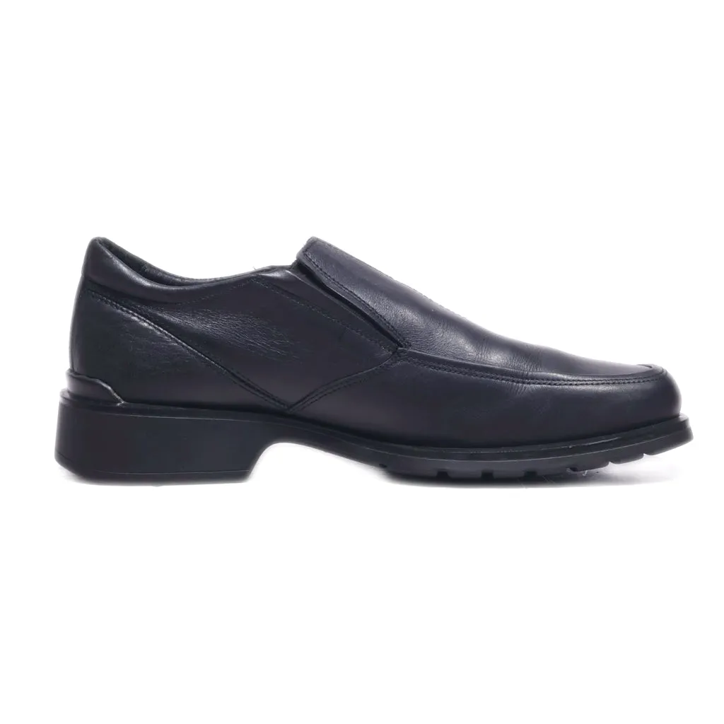 Aldo Loafers Leather Black Colour For Men