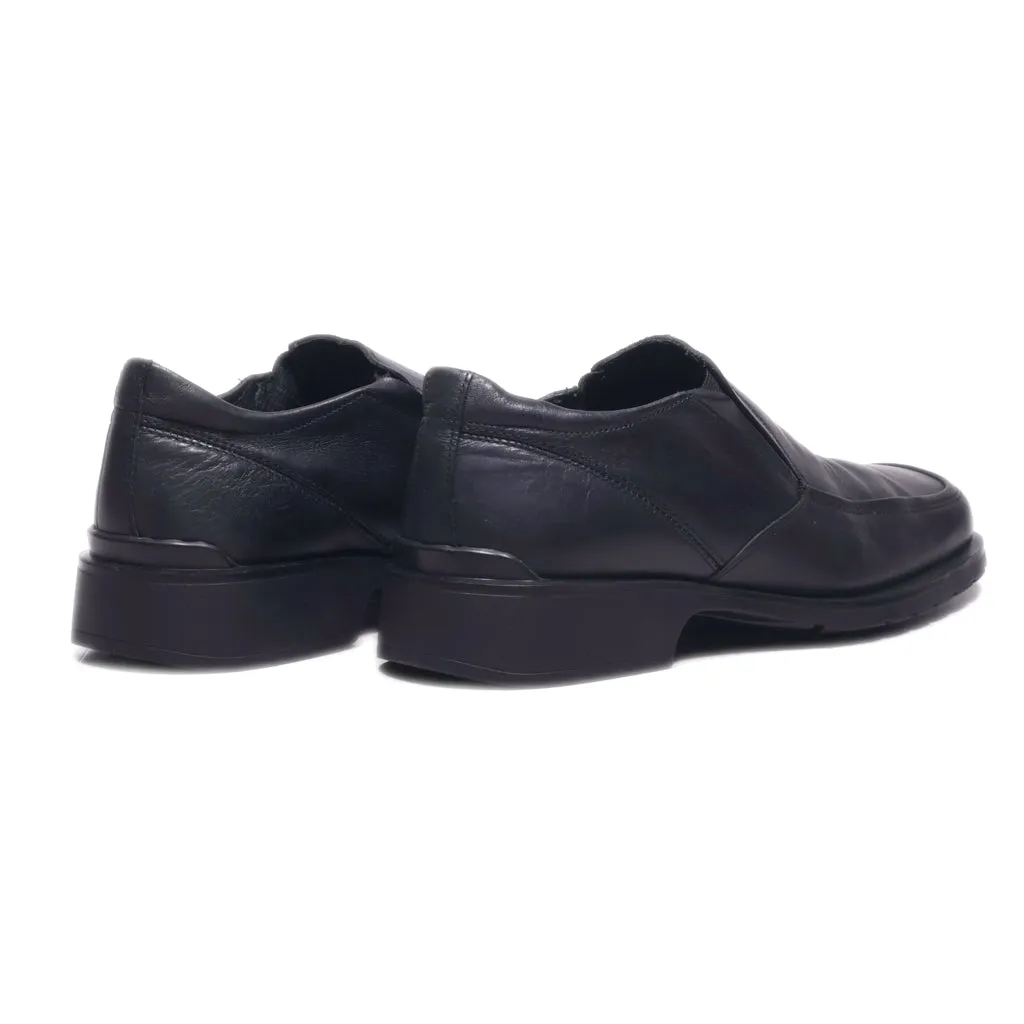 Aldo Loafers Leather Black Colour For Men