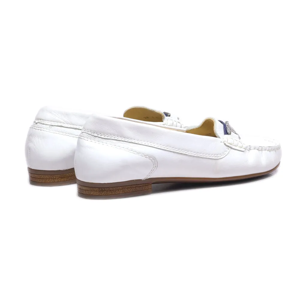 Ara Loafers Leather White Colour For Women