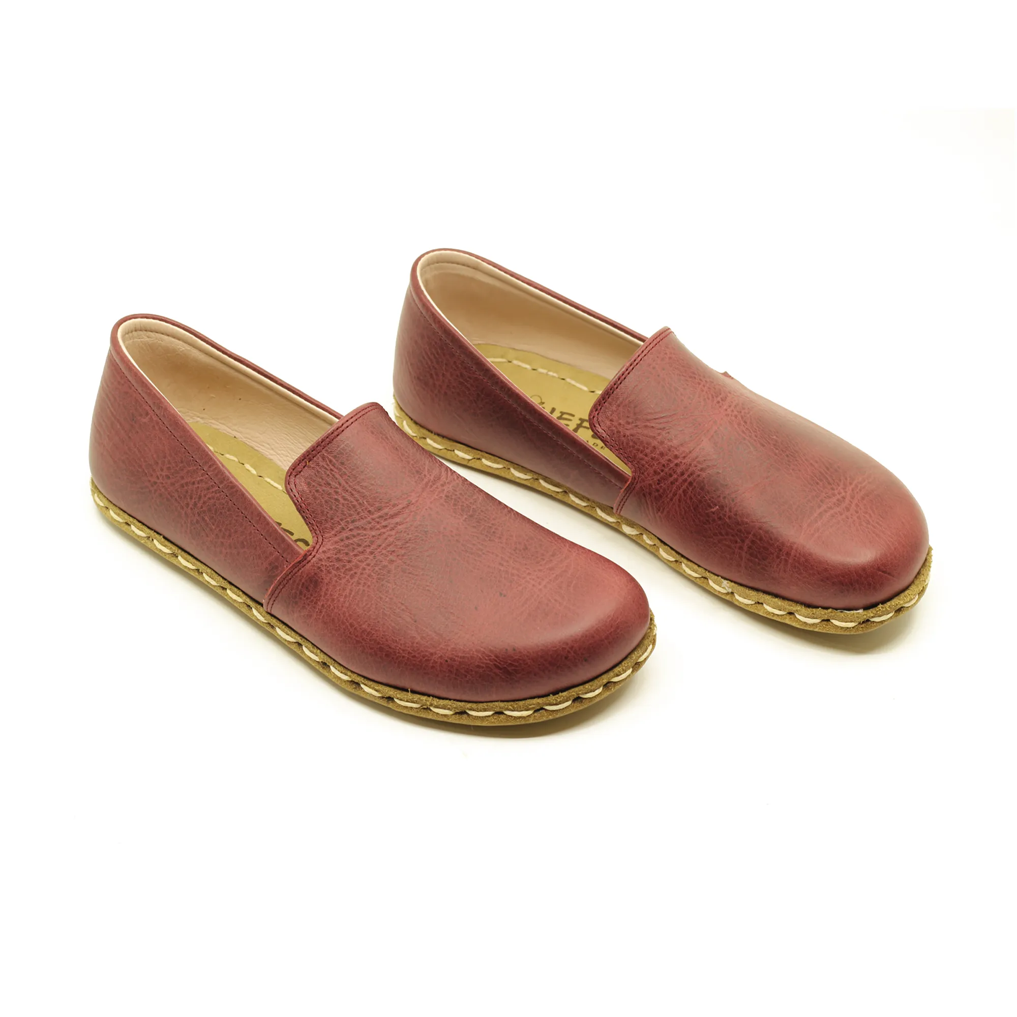 Barefoot Shoes Men's Burgundy