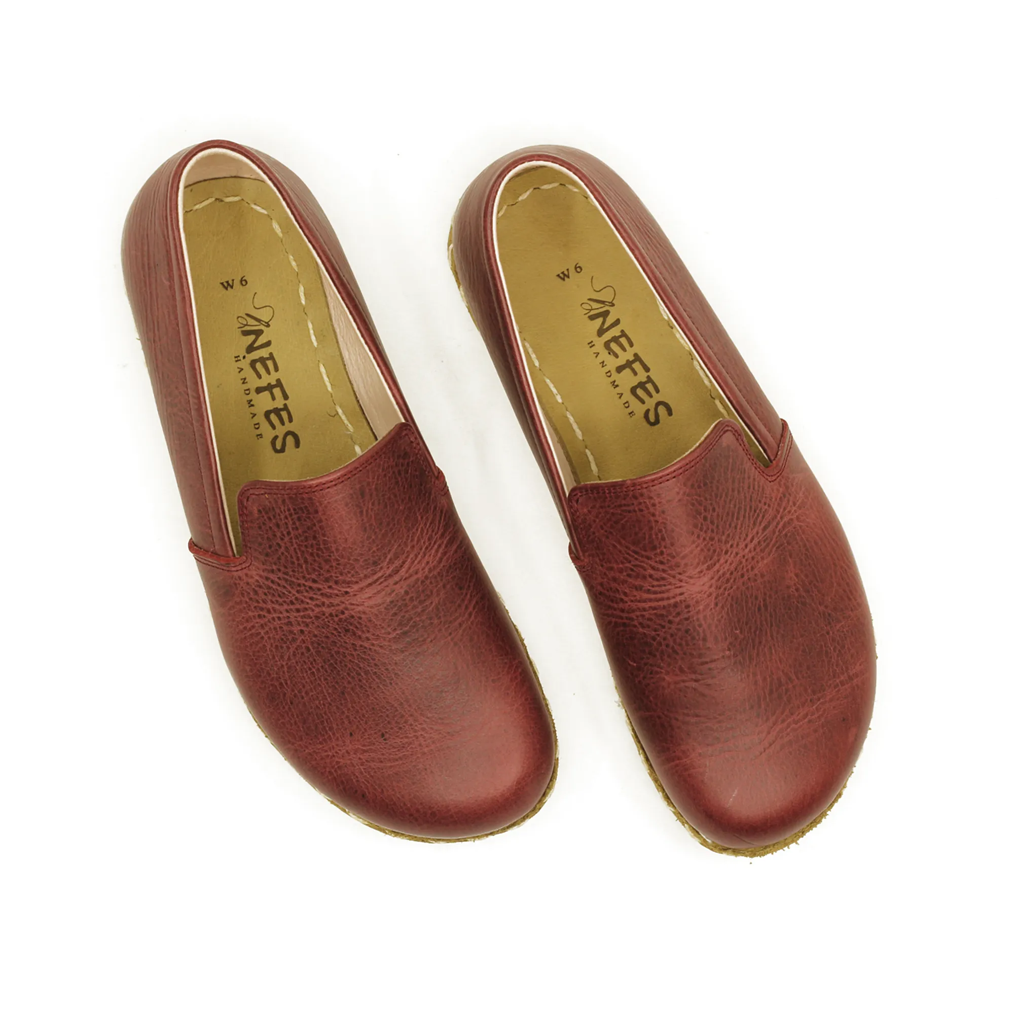 Barefoot Shoes Men's Burgundy