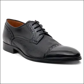 Barker Ashbourne - Black Hi-Shine/Grain Derby/