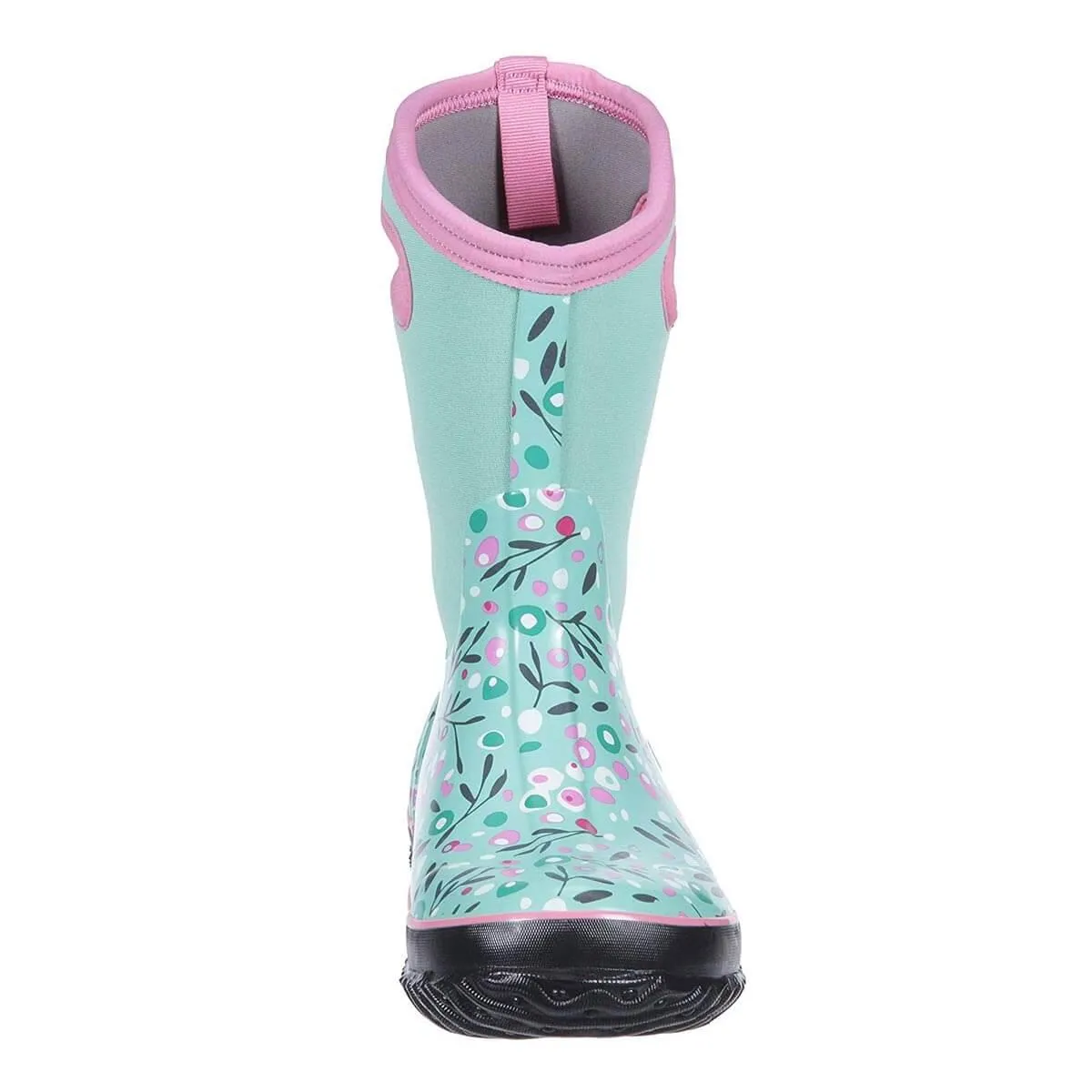 Bogs Girls Insulated Boots - Classic Cattail Mint Green Multi | 72277-332