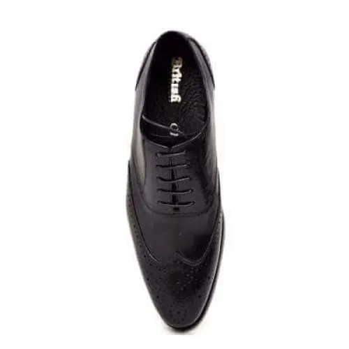 British Walkers Adam Men's Black Leather Loafers