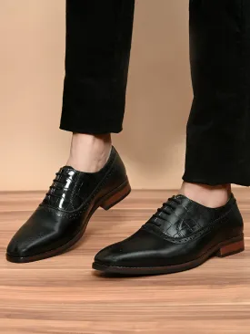 Brogan Black Derby Shoes