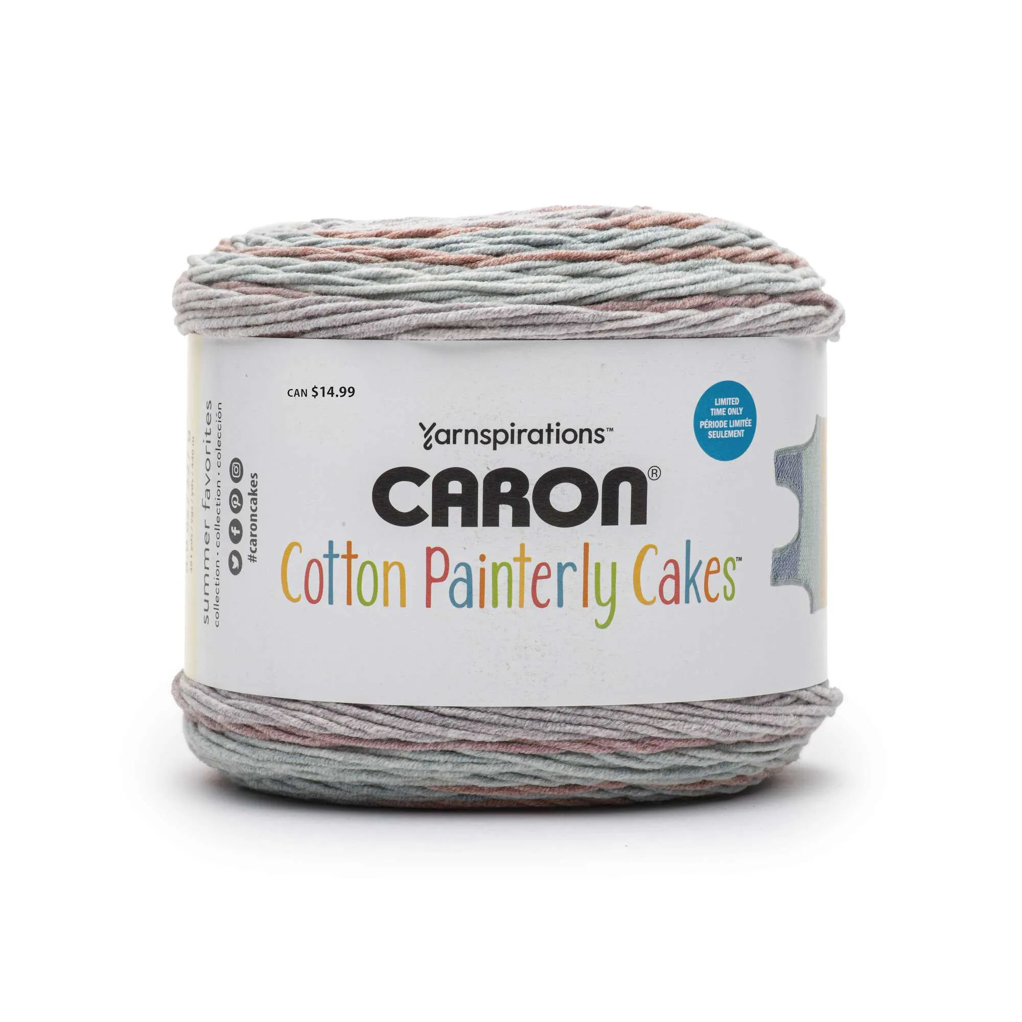 Caron Cotton Painterly Cakes Yarn - Discontinued shades