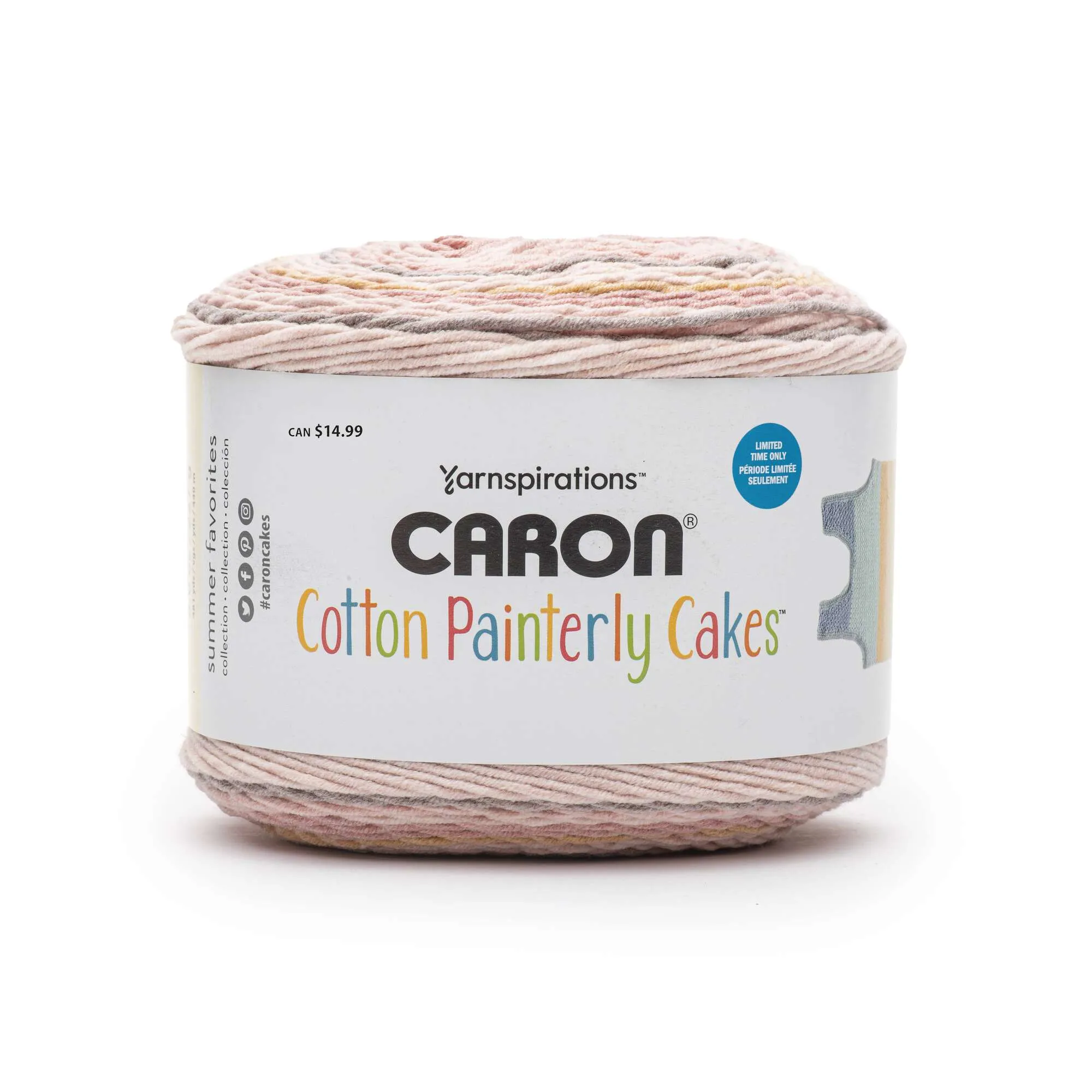 Caron Cotton Painterly Cakes Yarn - Discontinued shades