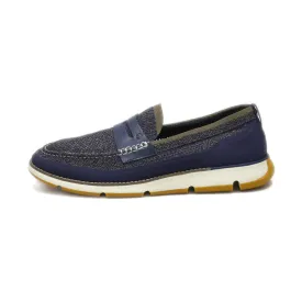 Cole Haan Loafers Leather Blue Colour For Men