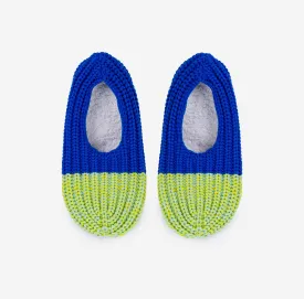 Colorblock Knit Slippers