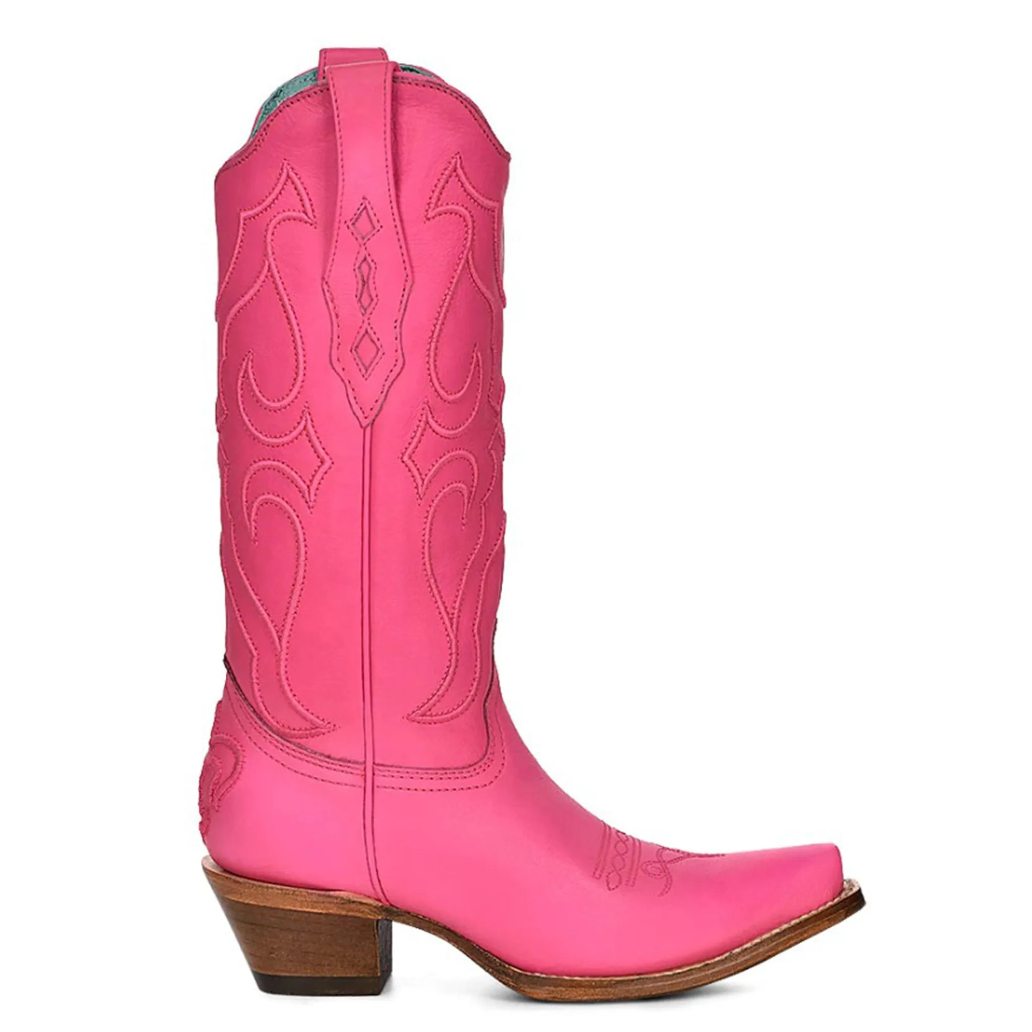 Corral Women's Fuchsia Embroidered Snip Toe Boots