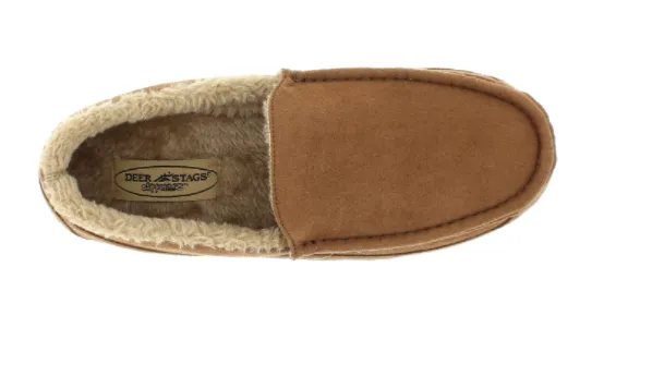 Deerstags Mens Spun Chestnut Slipper