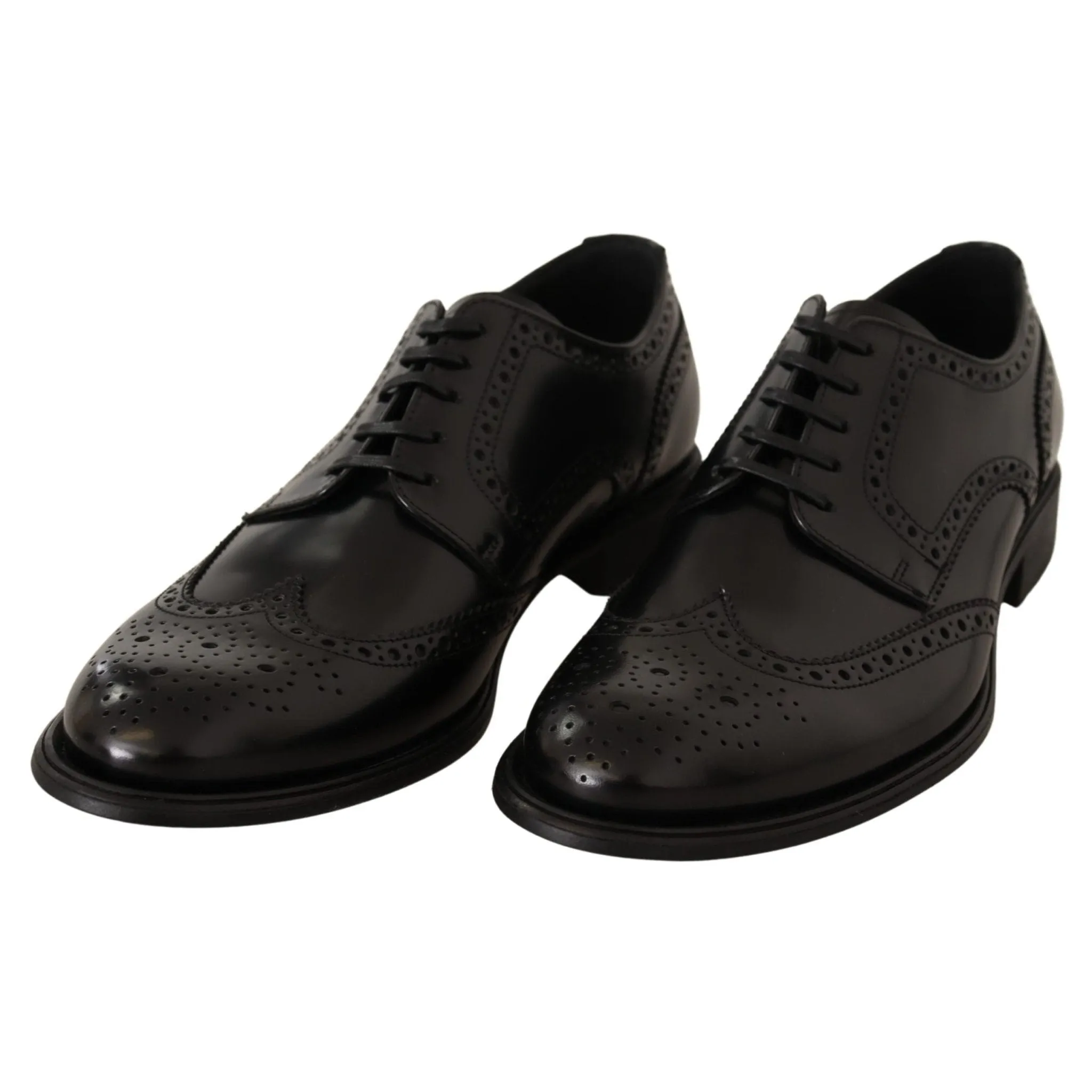 Dolce & Gabbana Elegant Wingtip Derby Oxford Shoes