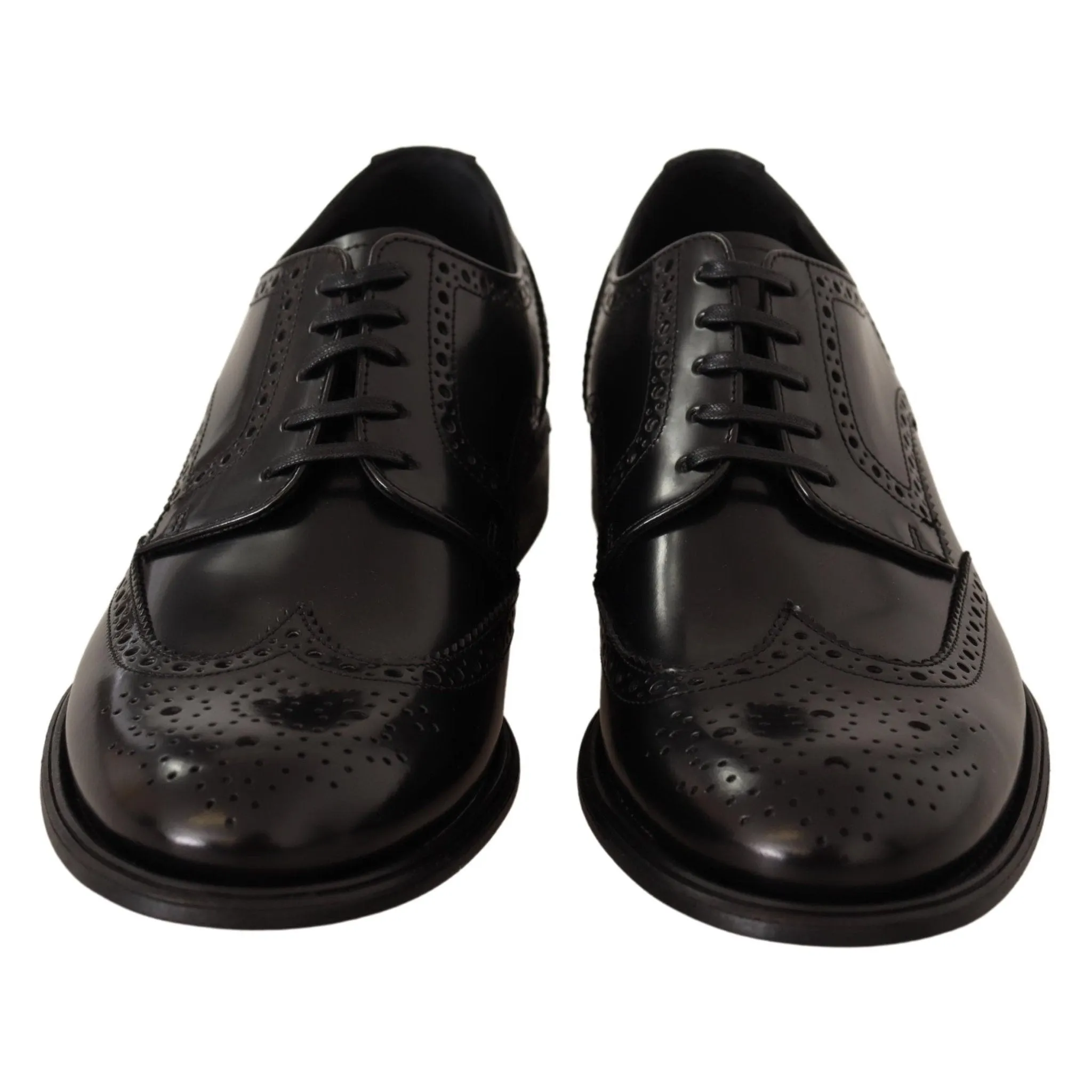 Dolce & Gabbana Elegant Wingtip Derby Oxford Shoes