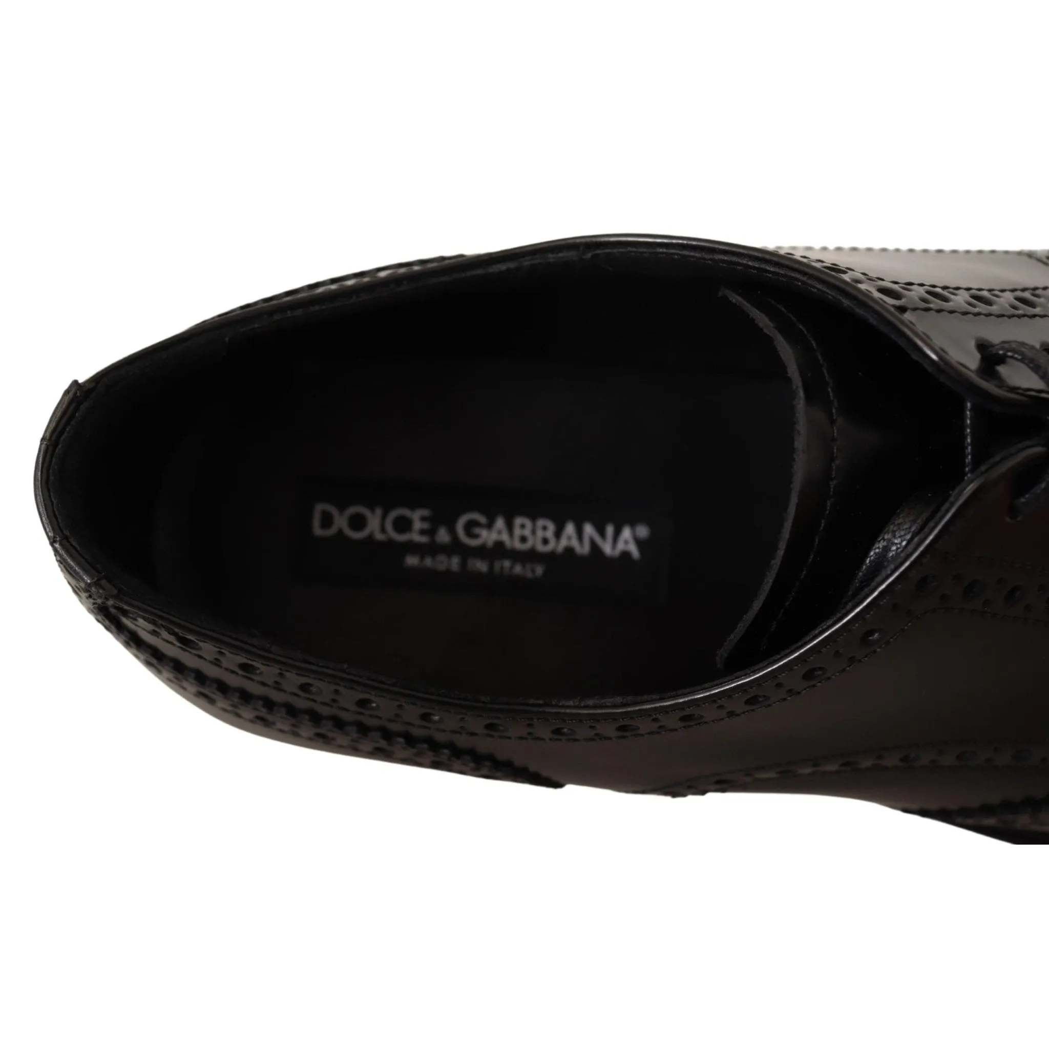 Dolce & Gabbana Elegant Wingtip Derby Oxford Shoes