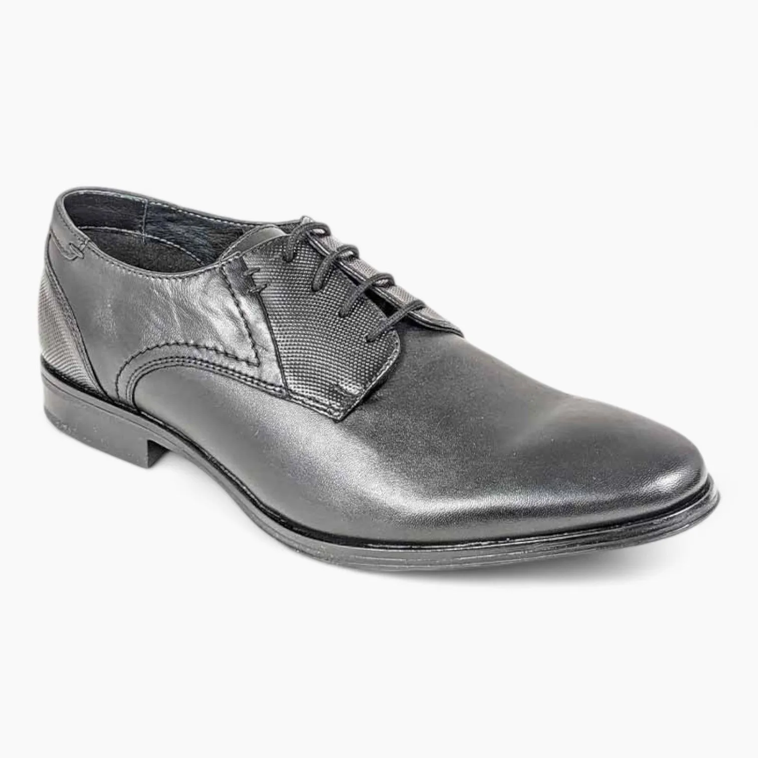 Dubarry Drago Black Derby Shoes – Wide Fit Leather Lace-Up