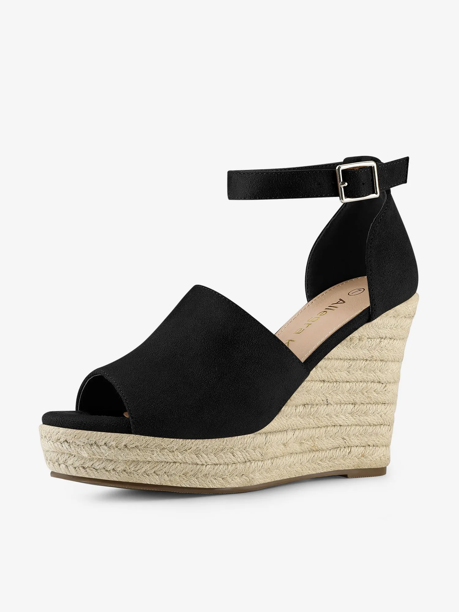 Espadrilles Platform Heel Wedges Sandals