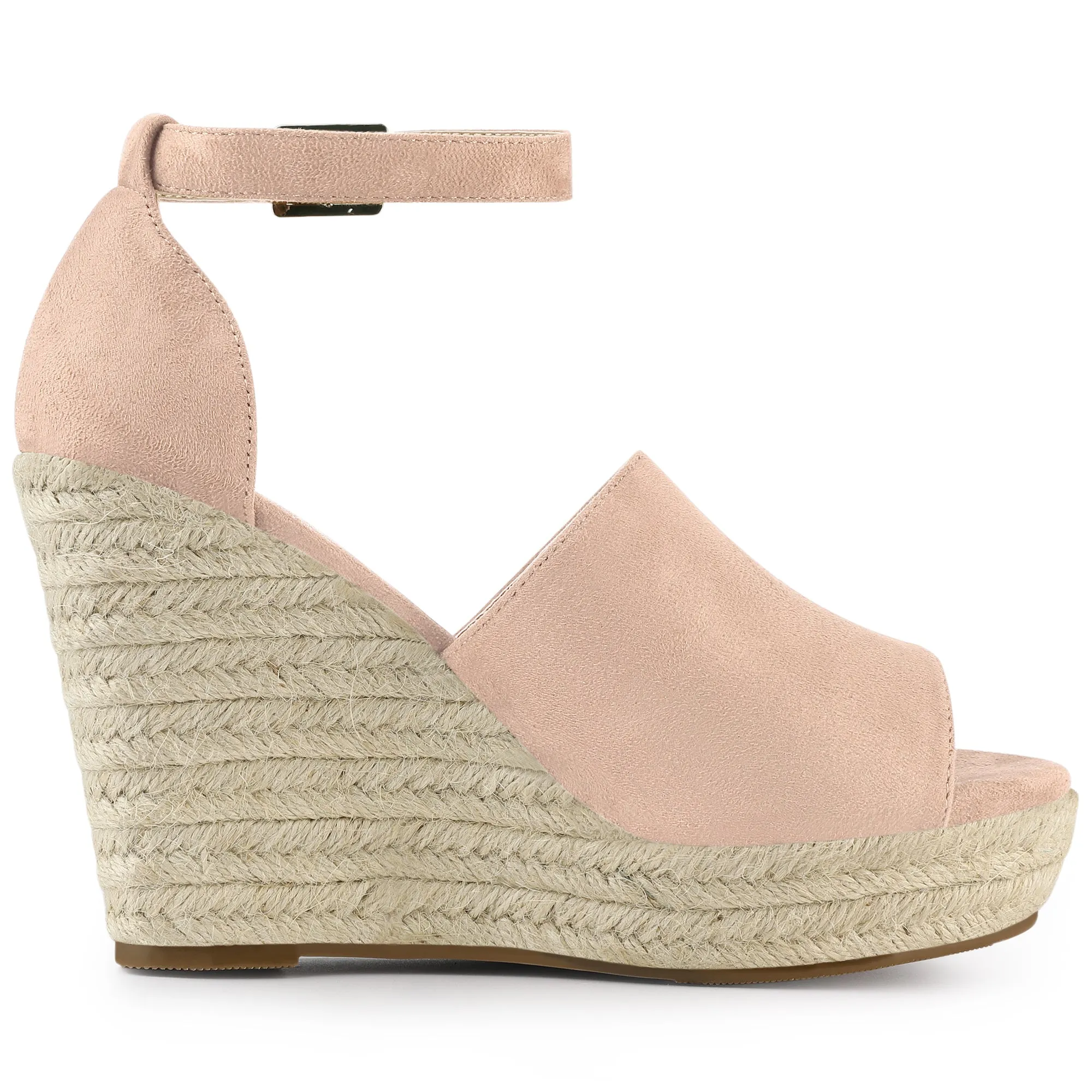 Espadrilles Platform Heel Wedges Sandals