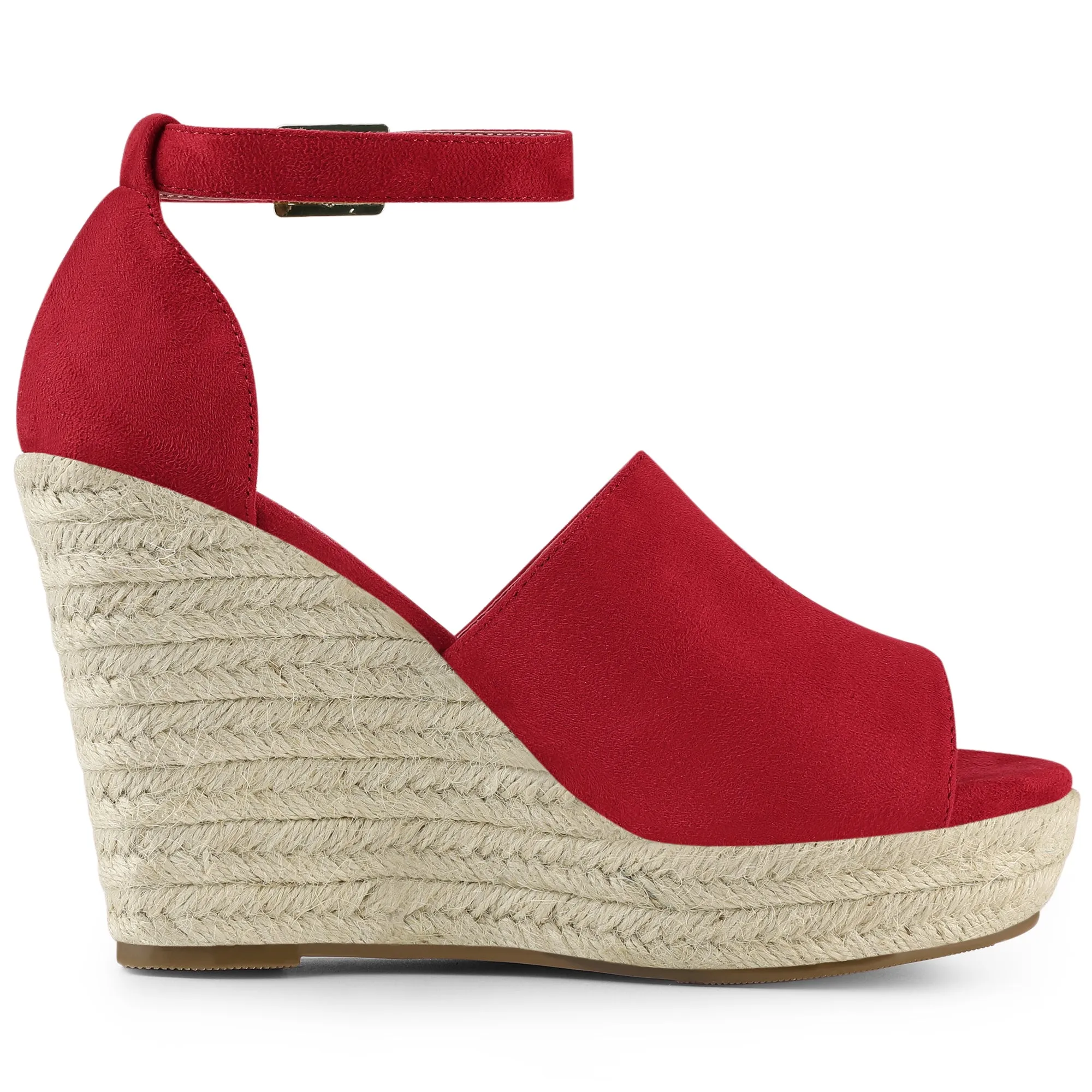 Espadrilles Platform Heel Wedges Sandals