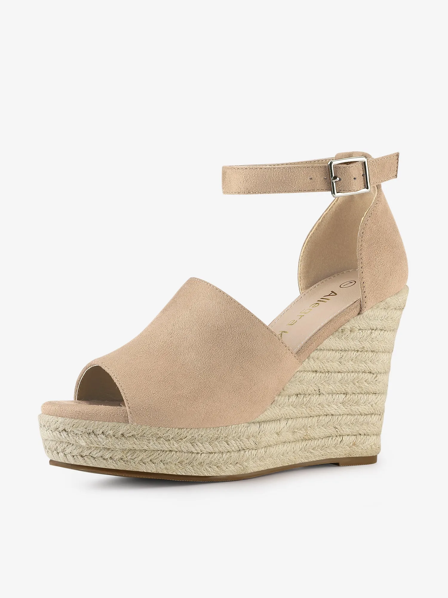 Espadrilles Platform Heel Wedges Sandals