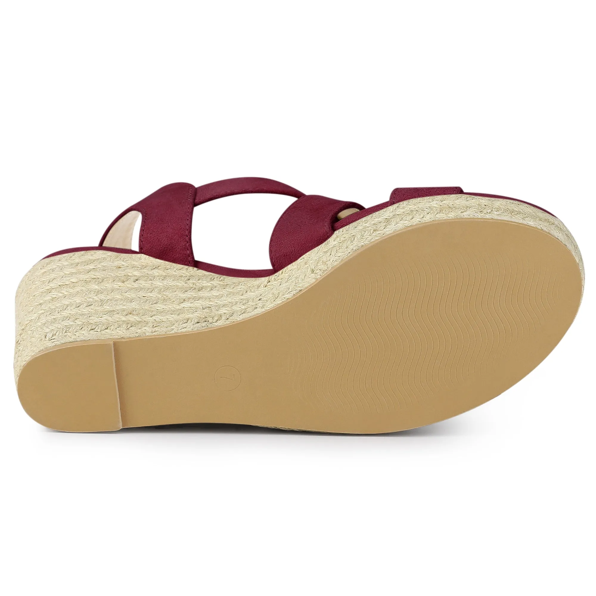 Espadrilles Platform Slingback Wedges Sandals