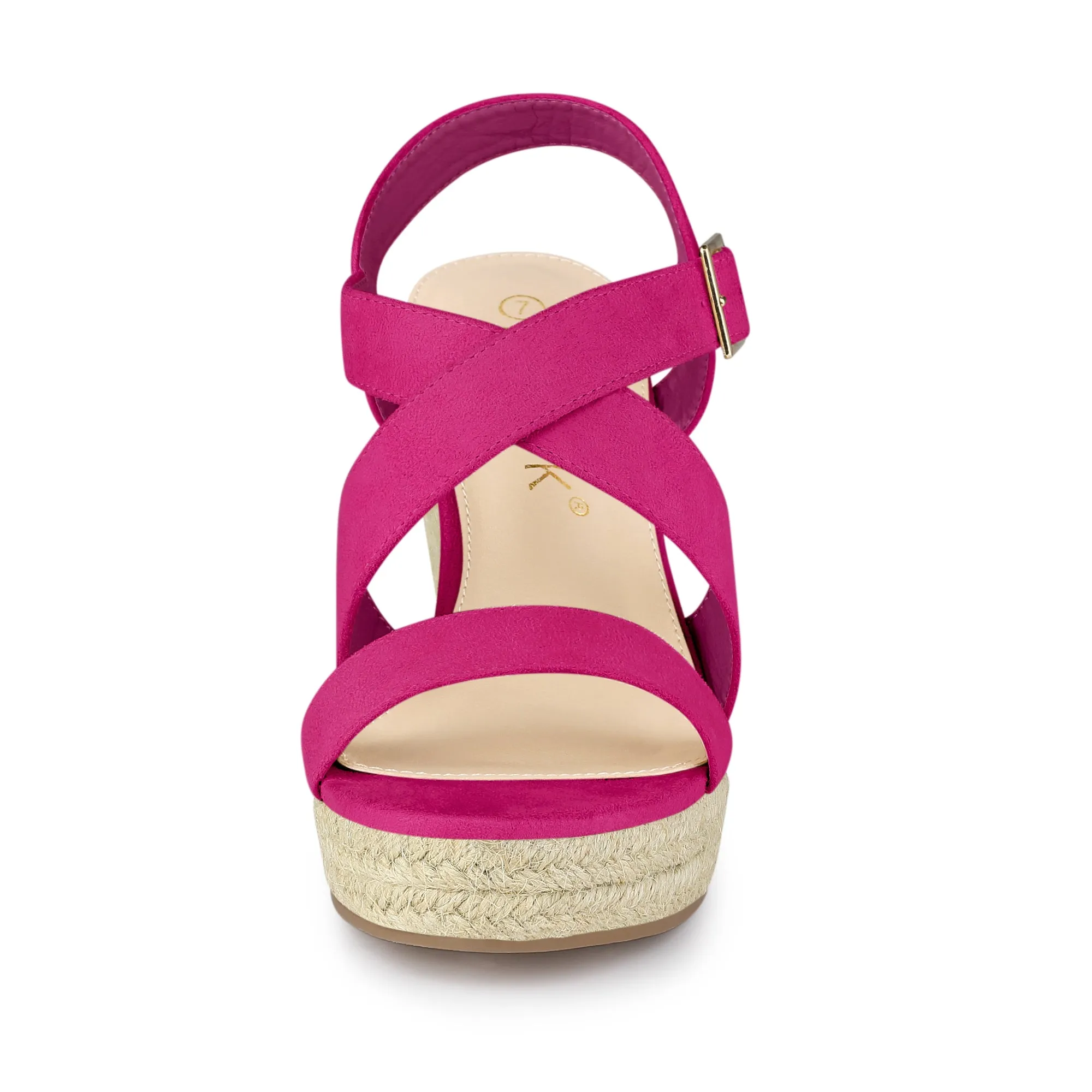 Espadrilles Platform Slingback Wedges Sandals