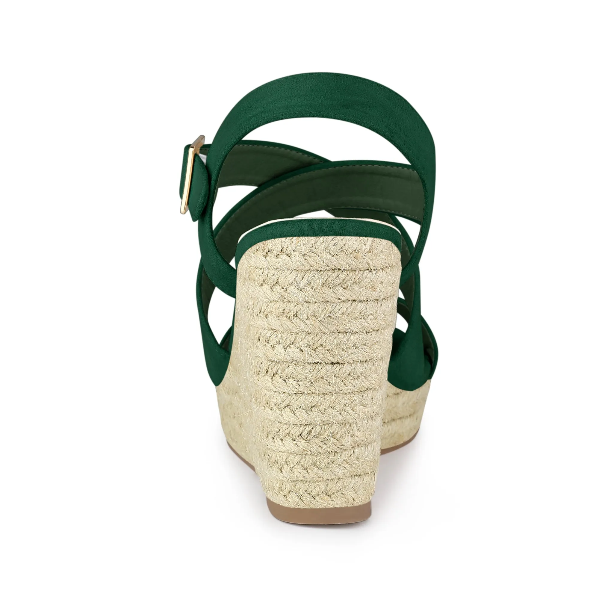 Espadrilles Platform Slingback Wedges Sandals