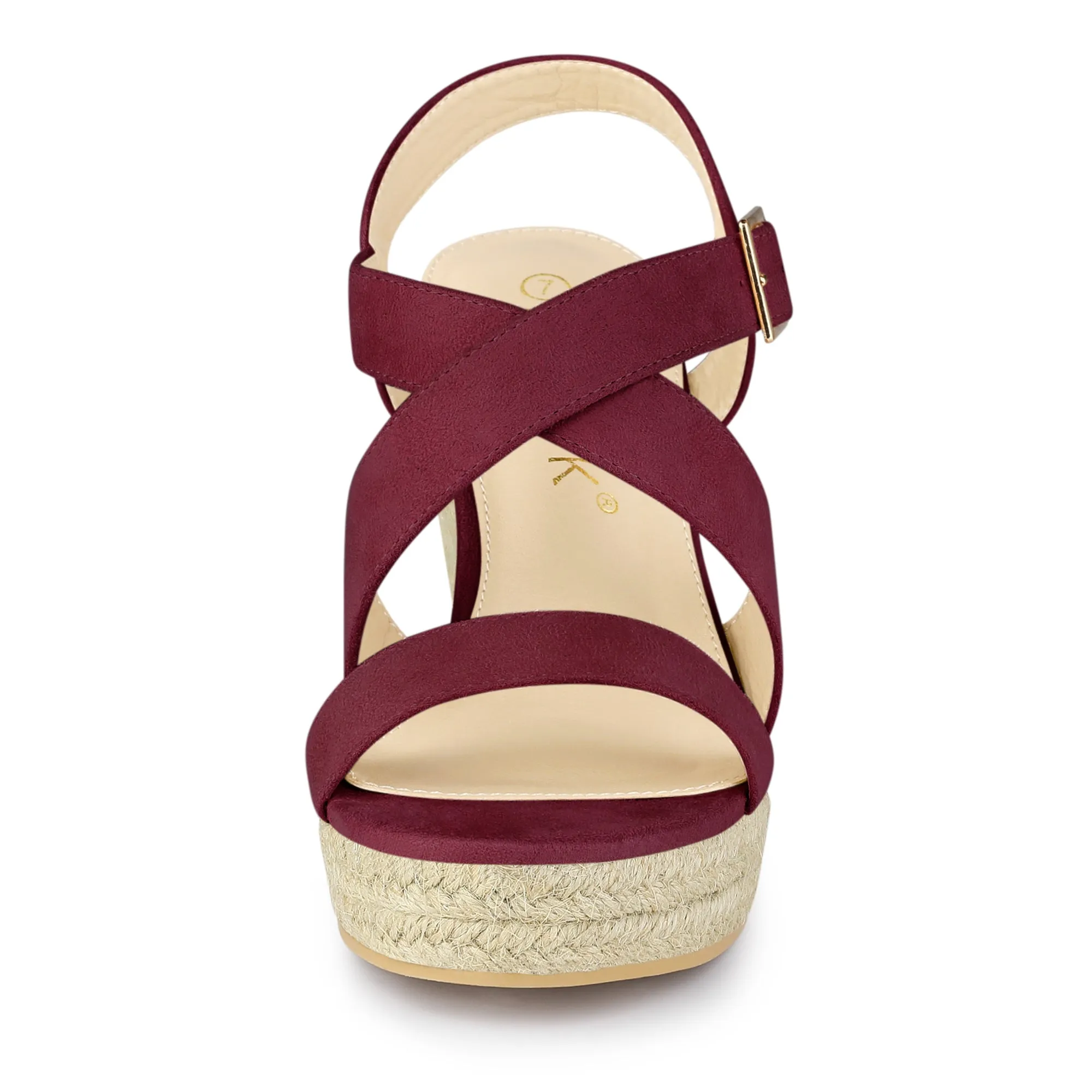 Espadrilles Platform Slingback Wedges Sandals