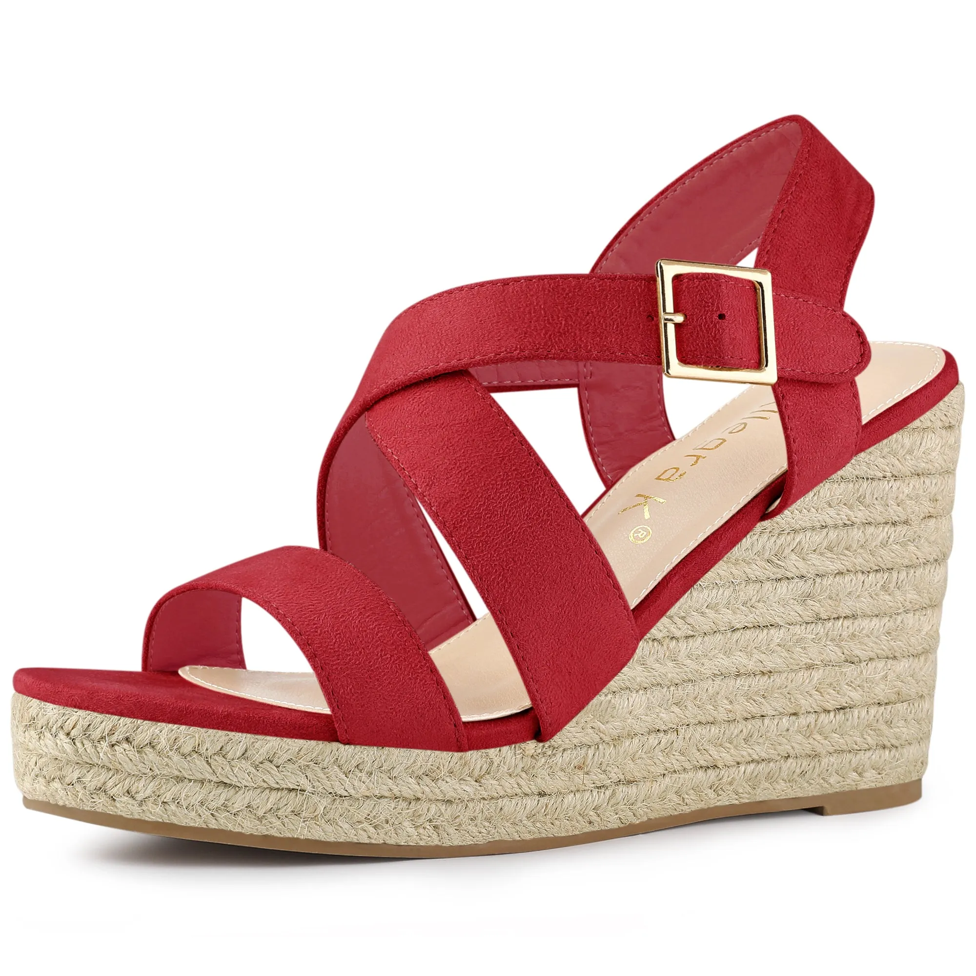 Espadrilles Platform Slingback Wedges Sandals