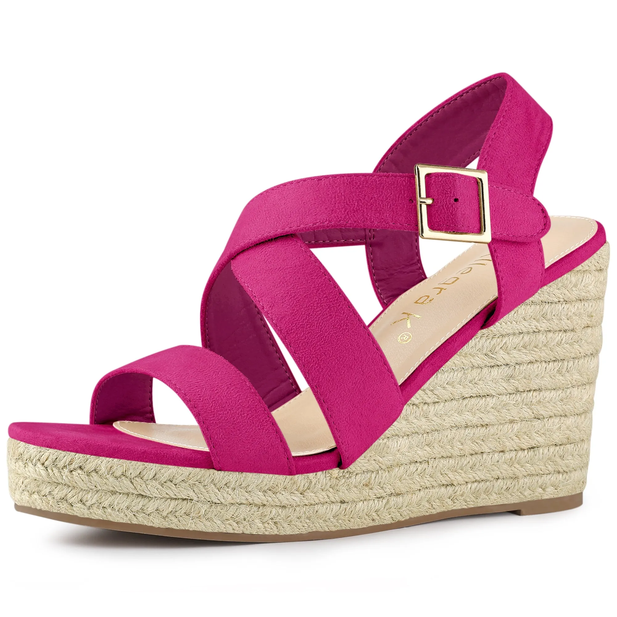 Espadrilles Platform Slingback Wedges Sandals