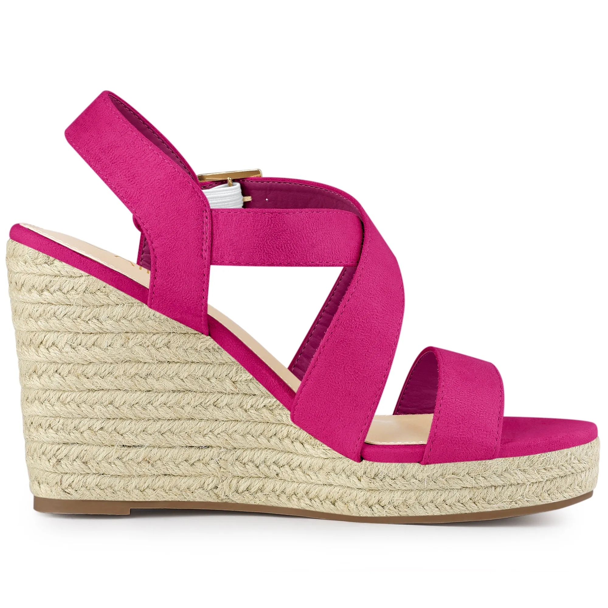 Espadrilles Platform Slingback Wedges Sandals