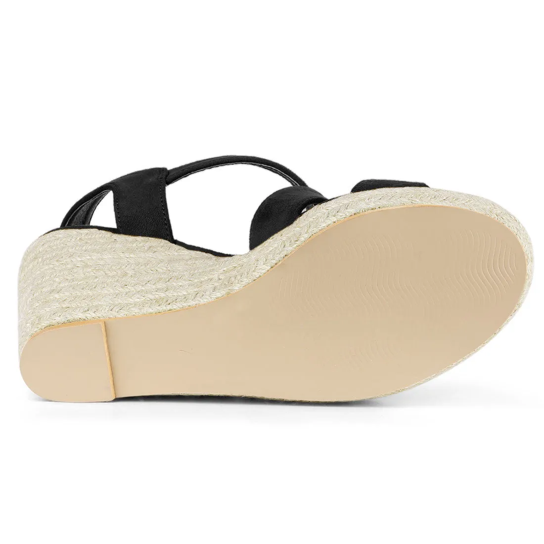 Espadrilles Platform Slingback Wedges Sandals