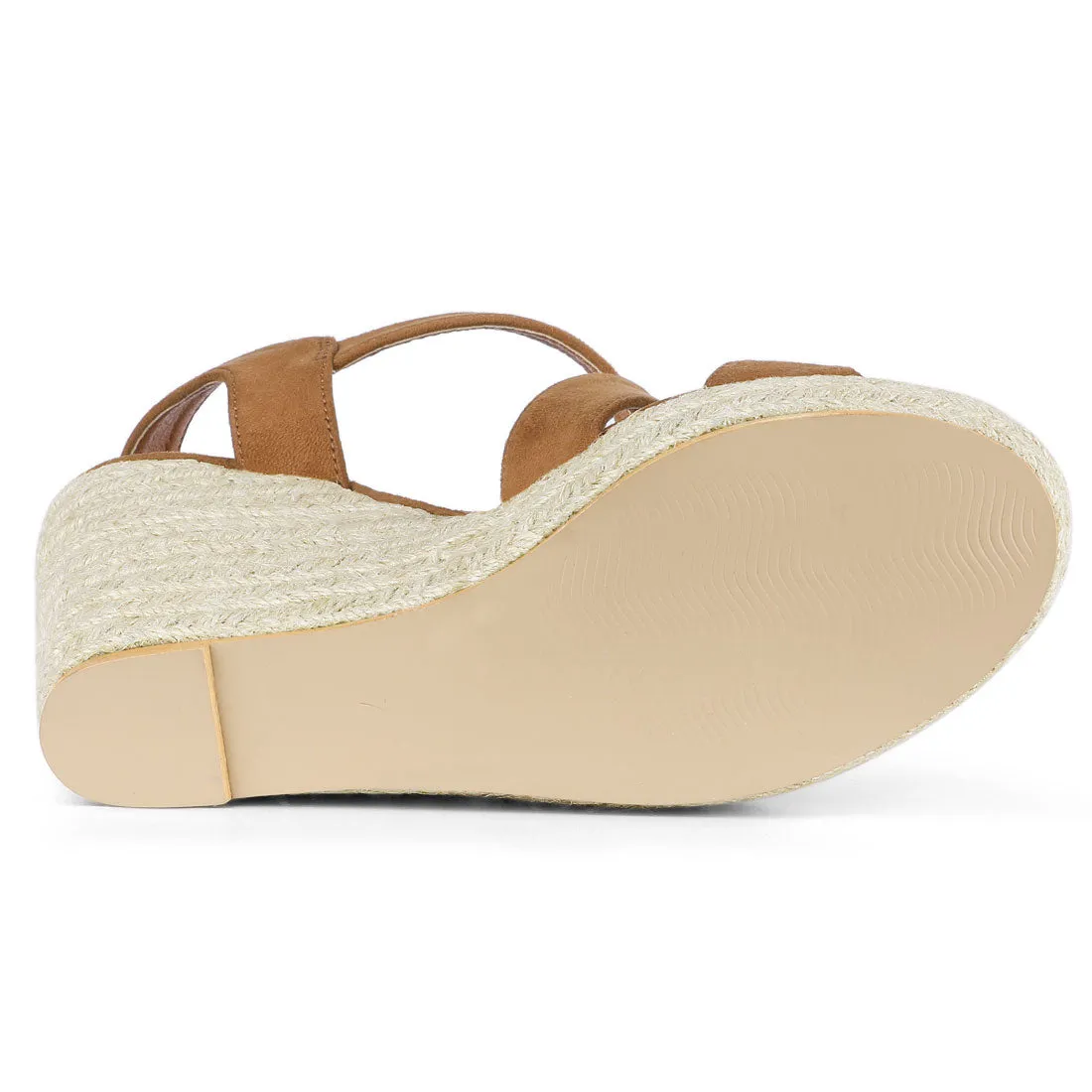 Espadrilles Platform Slingback Wedges Sandals