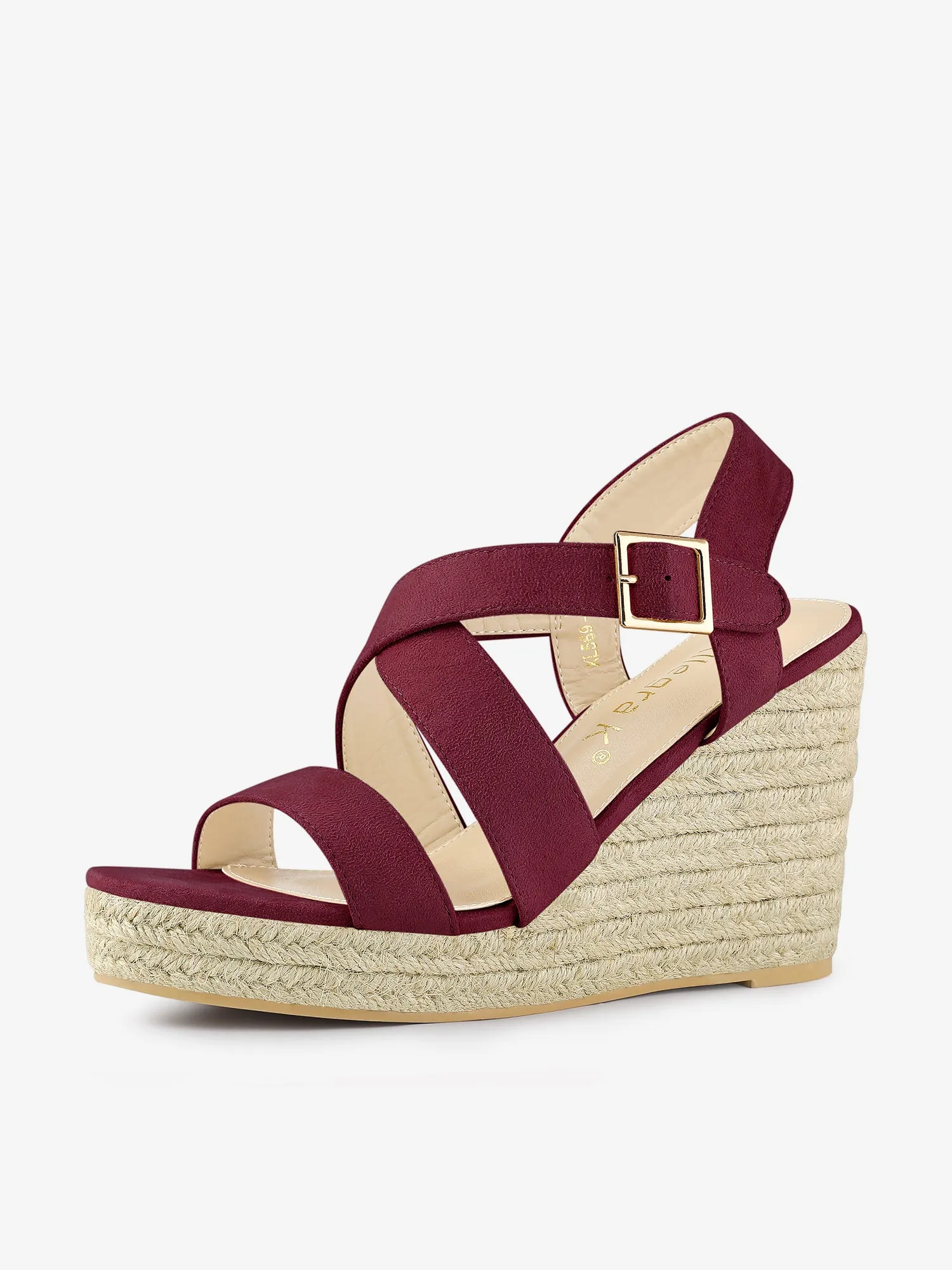 Espadrilles Platform Slingback Wedges Sandals