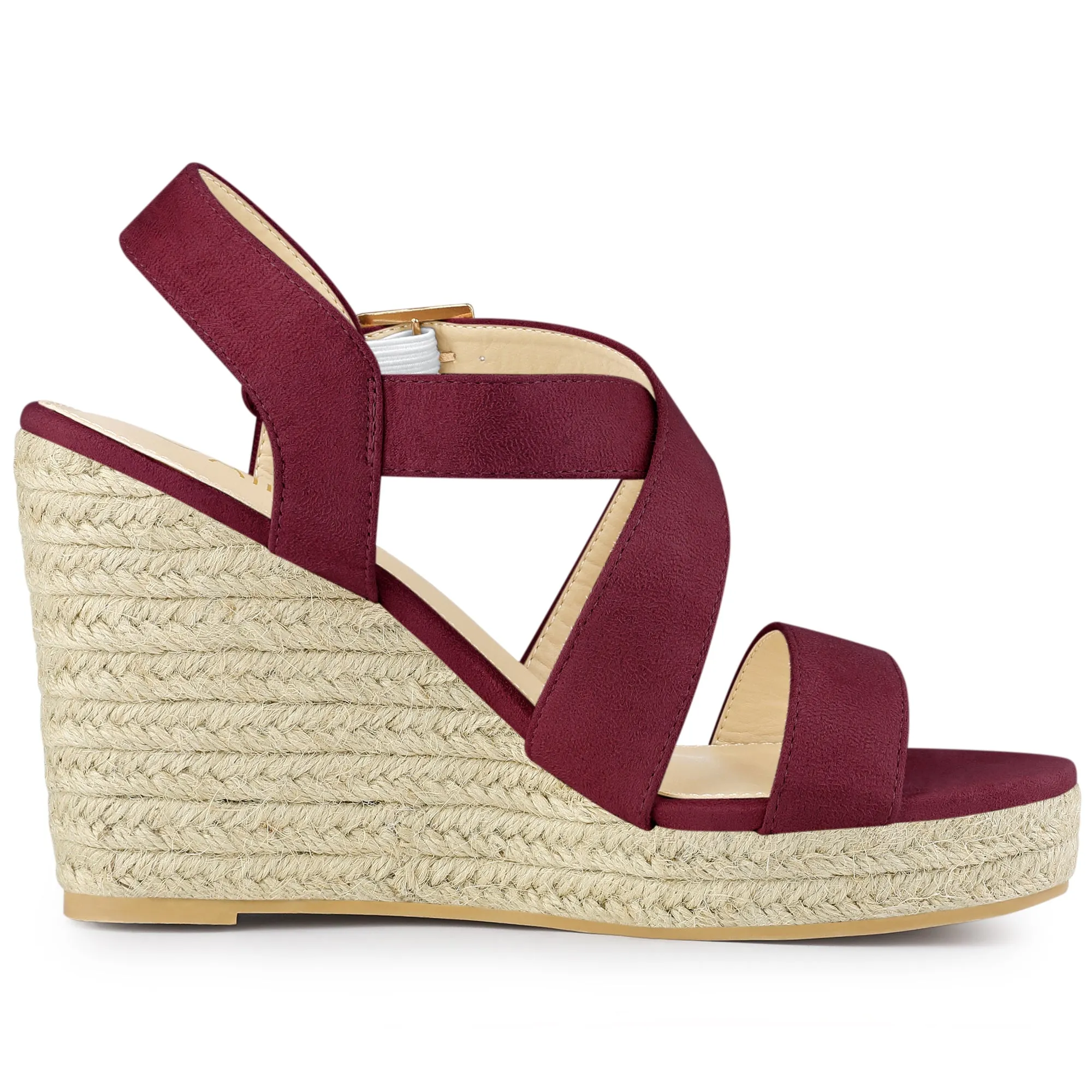 Espadrilles Platform Slingback Wedges Sandals