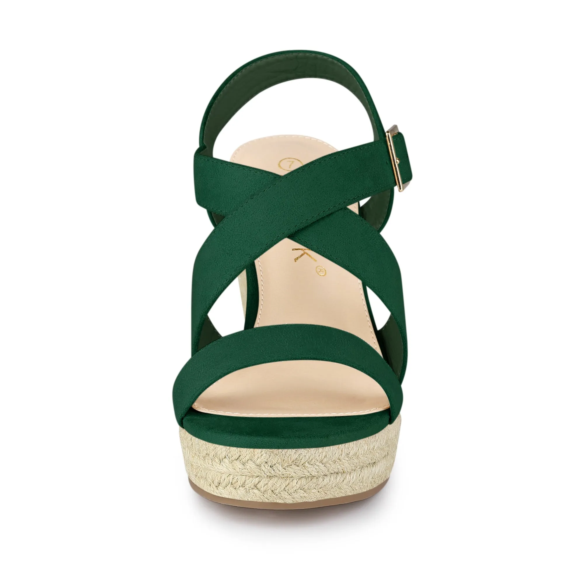 Espadrilles Platform Slingback Wedges Sandals