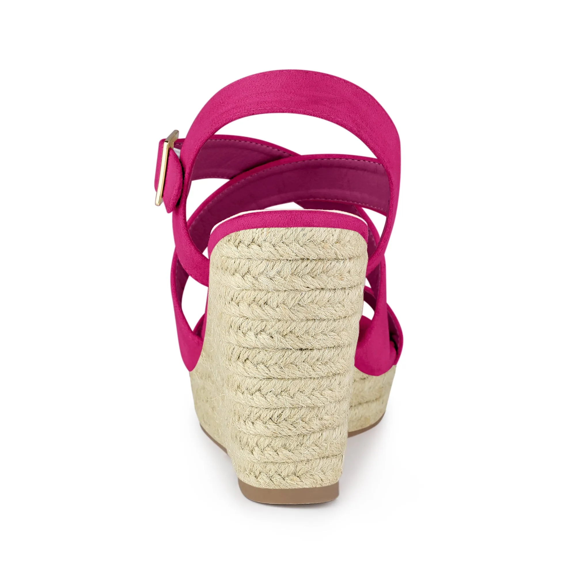 Espadrilles Platform Slingback Wedges Sandals