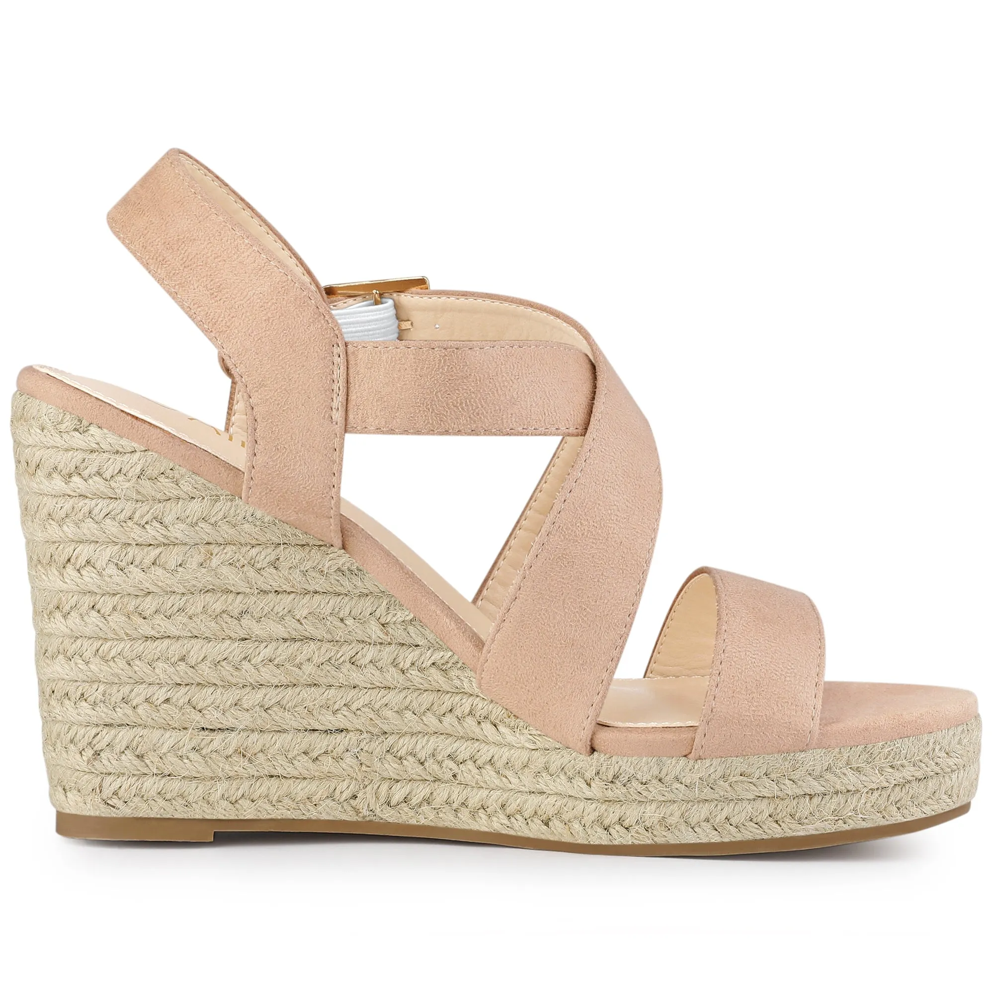 Espadrilles Platform Slingback Wedges Sandals