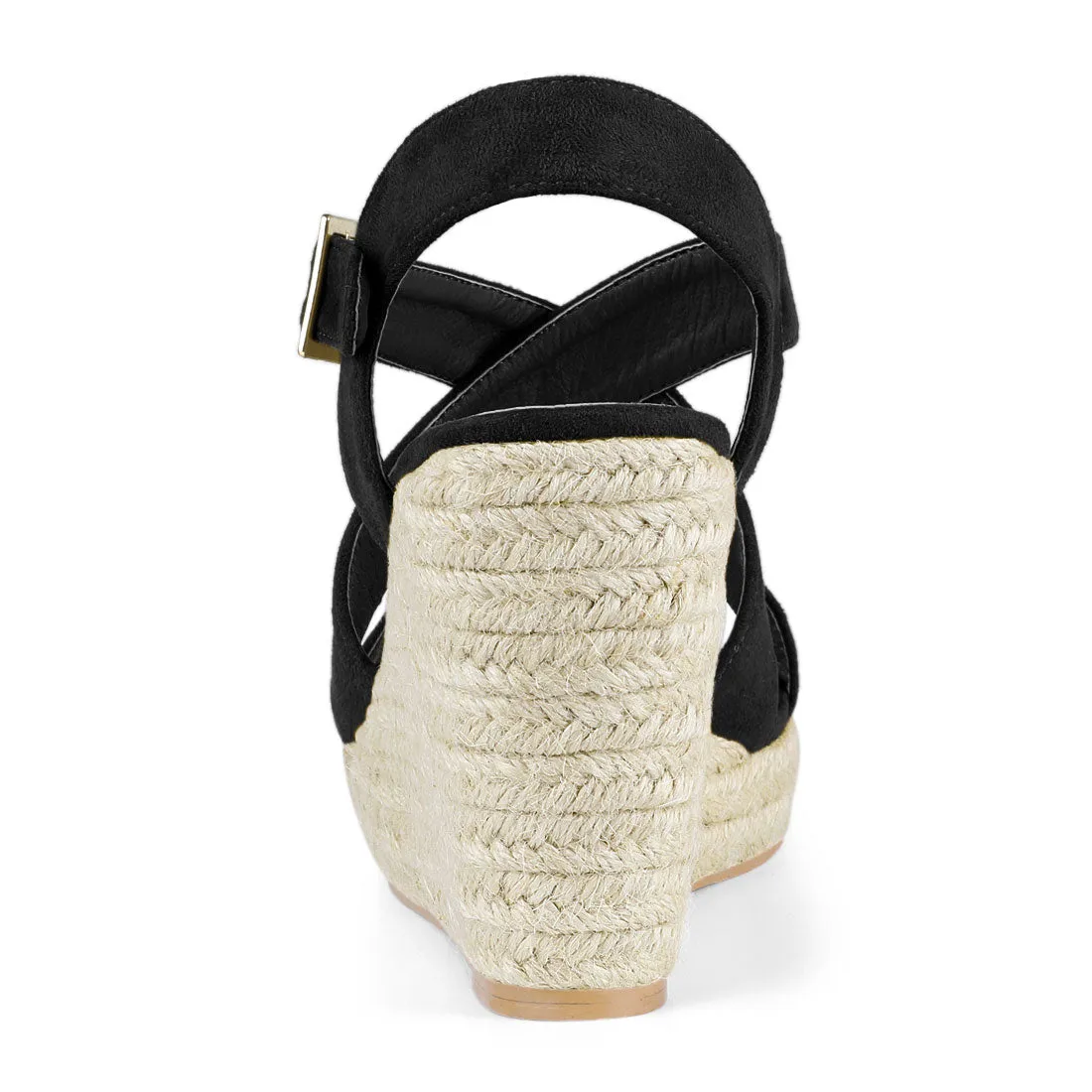 Espadrilles Platform Slingback Wedges Sandals