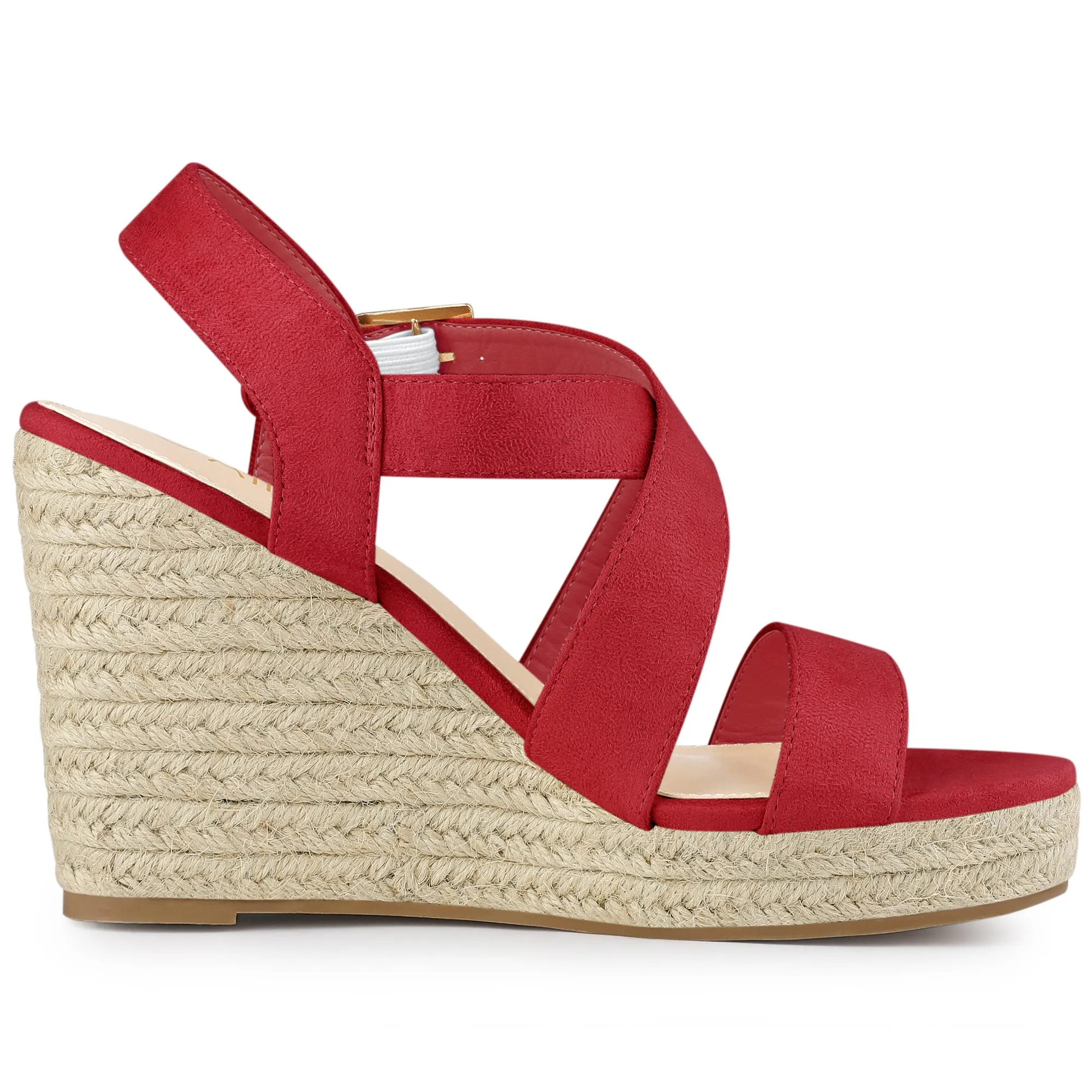 Espadrilles Platform Slingback Wedges Sandals