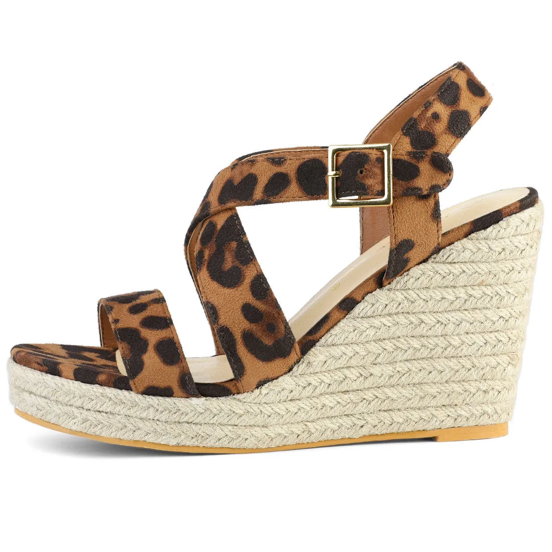 Espadrilles Platform Slingback Wedges Sandals