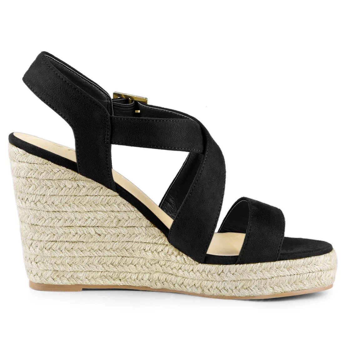 Espadrilles Platform Slingback Wedges Sandals