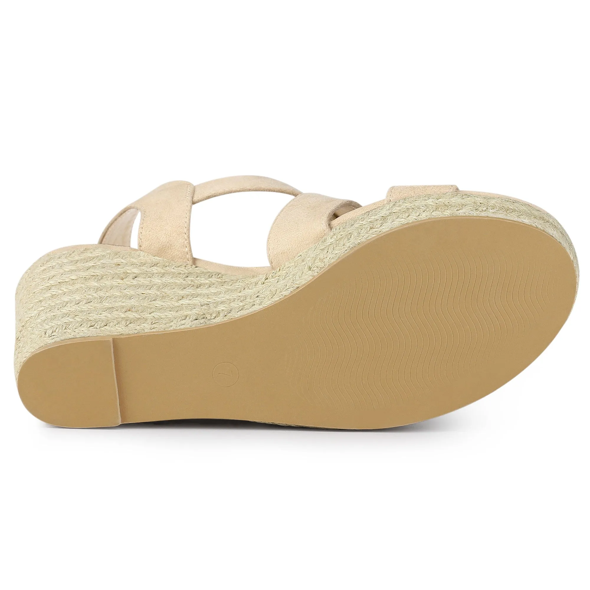 Espadrilles Platform Slingback Wedges Sandals