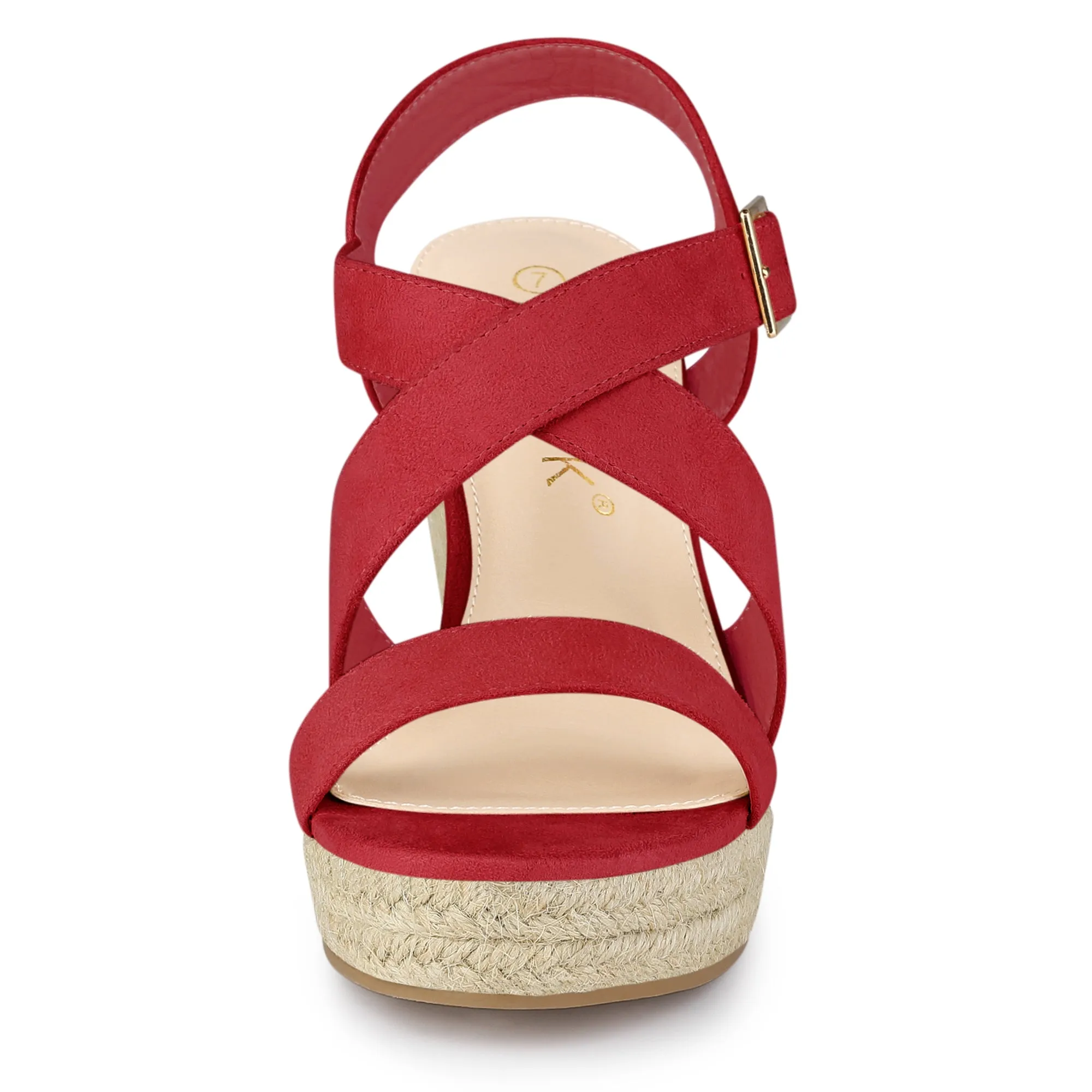 Espadrilles Platform Slingback Wedges Sandals