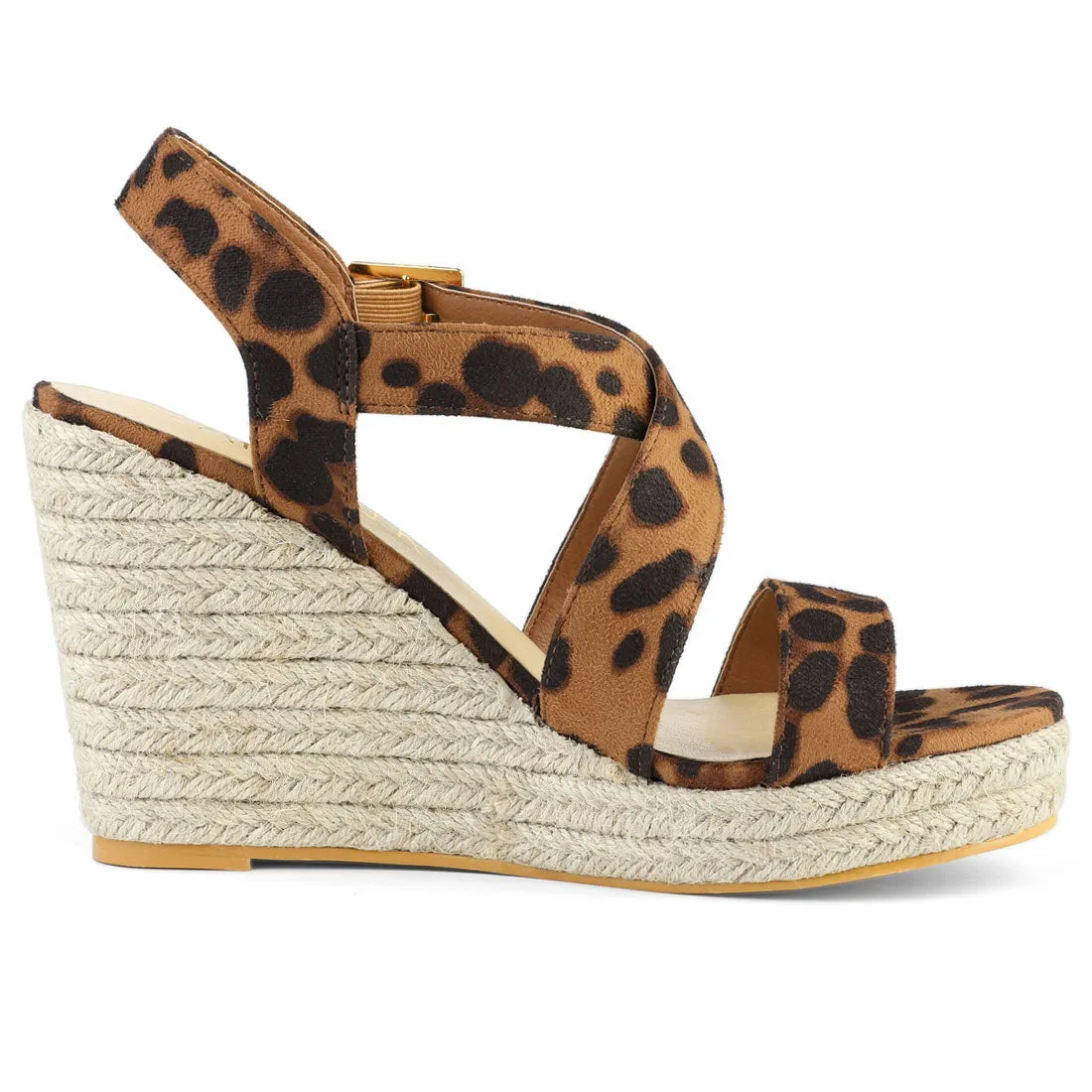 Espadrilles Platform Slingback Wedges Sandals