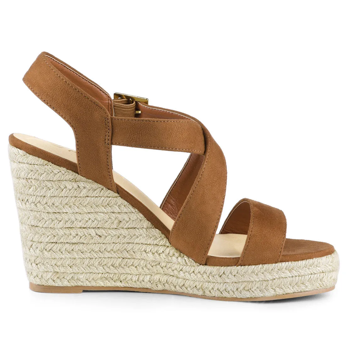 Espadrilles Platform Slingback Wedges Sandals